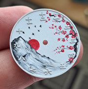 Seiko dial Nh35 hand painted 0010