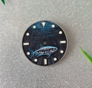 Seiko dial Nh35 hand painted 0046