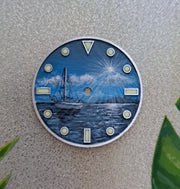 Seiko dial Nh35 hand painted 0031