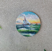 Seiko dial Nh35 data hand painted 0008