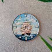 Seiko dial Nh35 hand painted 0050