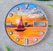 Seiko dial Nh36 hand painted 0001