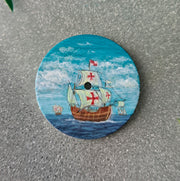 Seiko dial Nh35 hand painted 0068