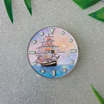 Seiko dial Nh35 hand painted 0054